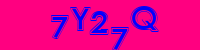 Blue Captcha Image