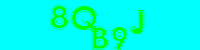 Blue Captcha Image