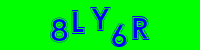 Blue Captcha Image