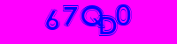 Blue Captcha Image