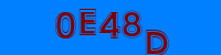 Blue Captcha Image