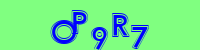 Blue Captcha Image