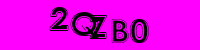 Blue Captcha Image