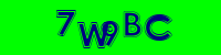 Blue Captcha Image