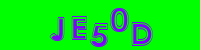 Blue Captcha Image