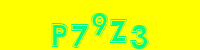 Blue Captcha Image