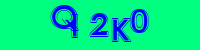 Blue Captcha Image