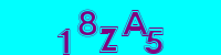 Blue Captcha Image