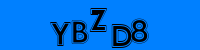 Blue Captcha Image