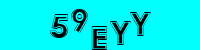 Blue Captcha Image