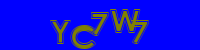 Blue Captcha Image