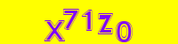 Blue Captcha Image