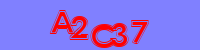 Blue Captcha Image