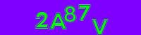 Blue Captcha Image