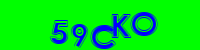 Blue Captcha Image