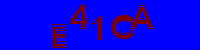 Blue Captcha Image