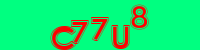 Blue Captcha Image