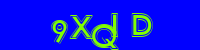 Blue Captcha Image