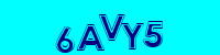 Blue Captcha Image