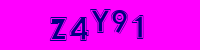 Blue Captcha Image