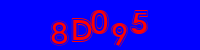 Blue Captcha Image