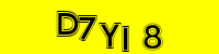Blue Captcha Image