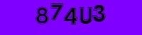 Blue Captcha Image