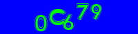 Blue Captcha Image