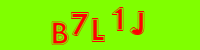 Blue Captcha Image