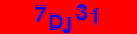 Blue Captcha Image