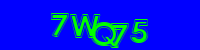 Blue Captcha Image