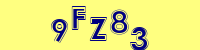 Blue Captcha Image