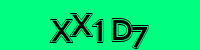 Blue Captcha Image