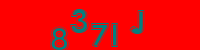 Blue Captcha Image