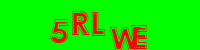 Blue Captcha Image