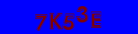 Blue Captcha Image