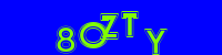 Blue Captcha Image