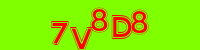 Blue Captcha Image
