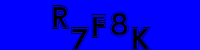 Blue Captcha Image