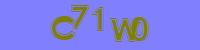 Blue Captcha Image