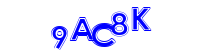 Blue Captcha Image
