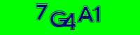 Blue Captcha Image