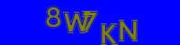 Blue Captcha Image