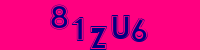 Blue Captcha Image