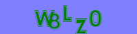 Blue Captcha Image