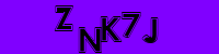 Blue Captcha Image
