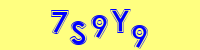 Blue Captcha Image