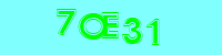 Blue Captcha Image