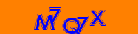 Blue Captcha Image