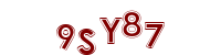 Blue Captcha Image